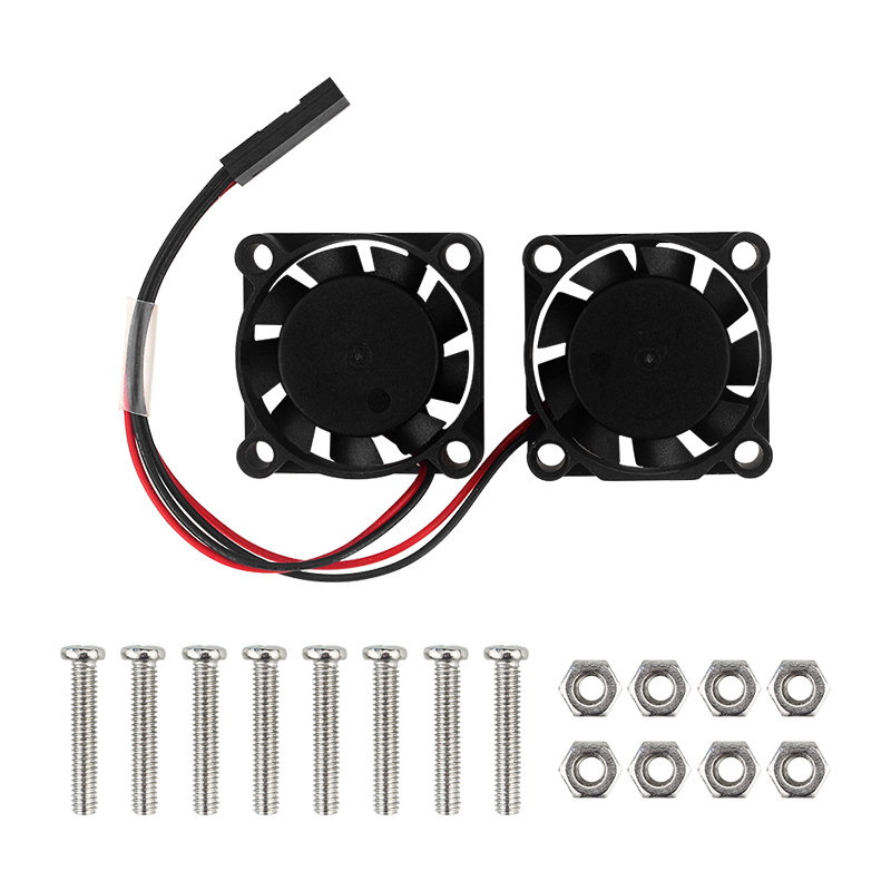 Raspberry Pi Water Cooling Kit - Dual Radiator Fan voor Raspberry Pi